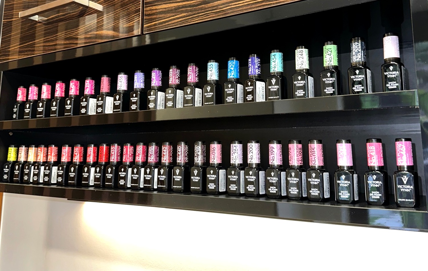 Professional nail colour collection
